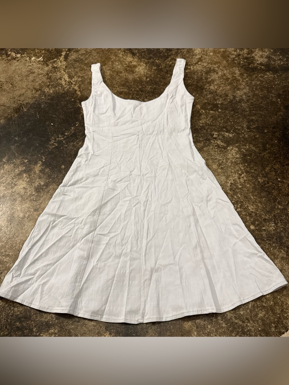 Classic Light Blue Sleeveless A-Line Dress